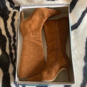 Miss Me high heel boots. Cognac color. Size 6 1/2. Excellent condition.